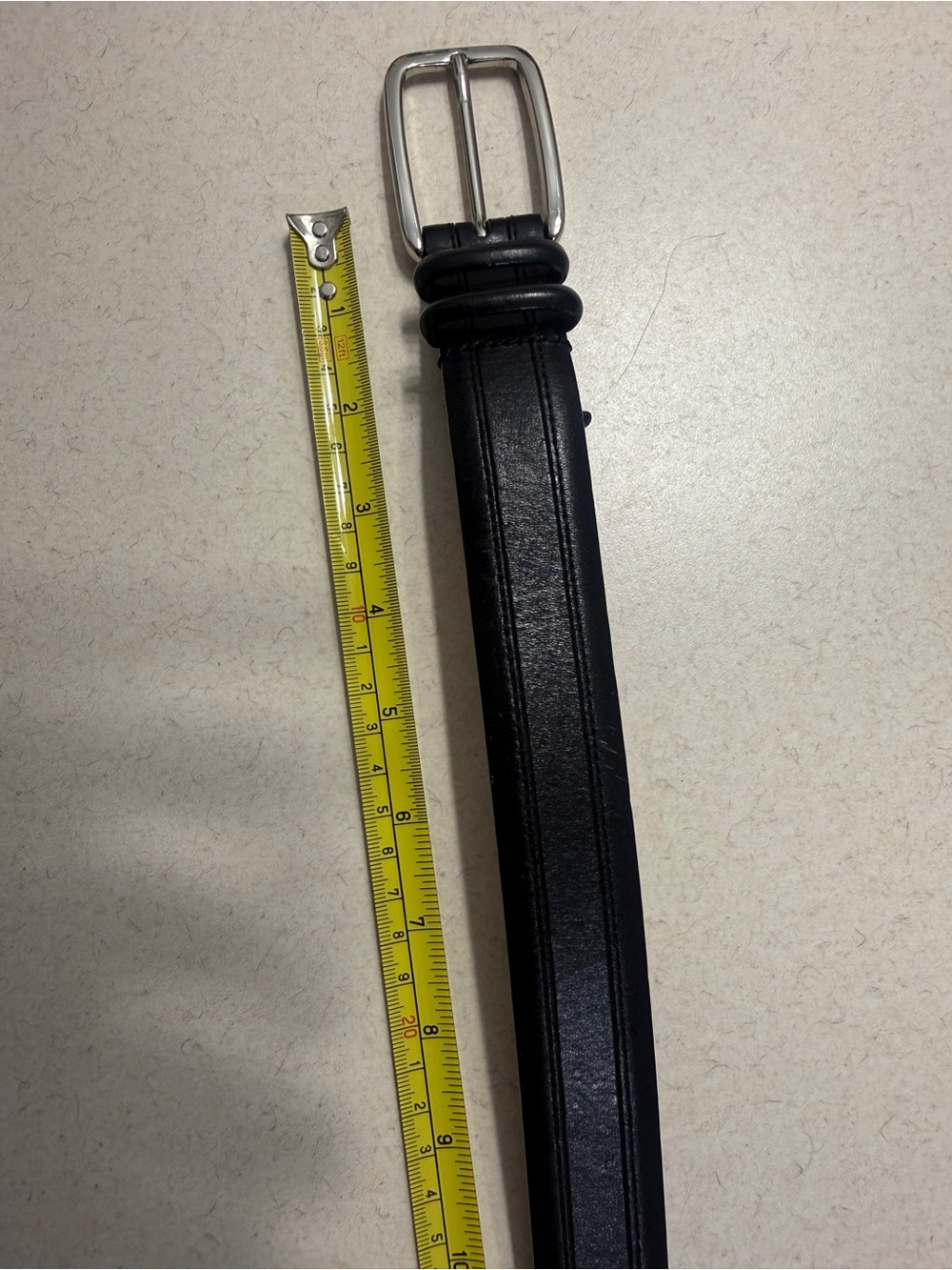 Fossil Black Leather Men's Belt